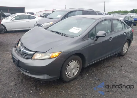 2012 Honda Civic Hf z USA, uszkodzony, nr VIN 2HGFB2F62CH332079